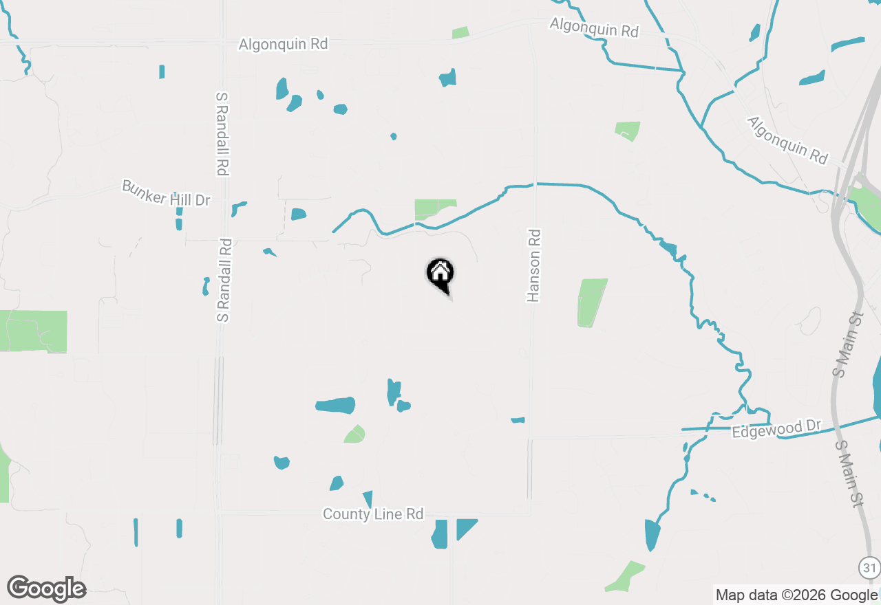 Map of 820 Southwick Drive, Algonquin, IL 60102