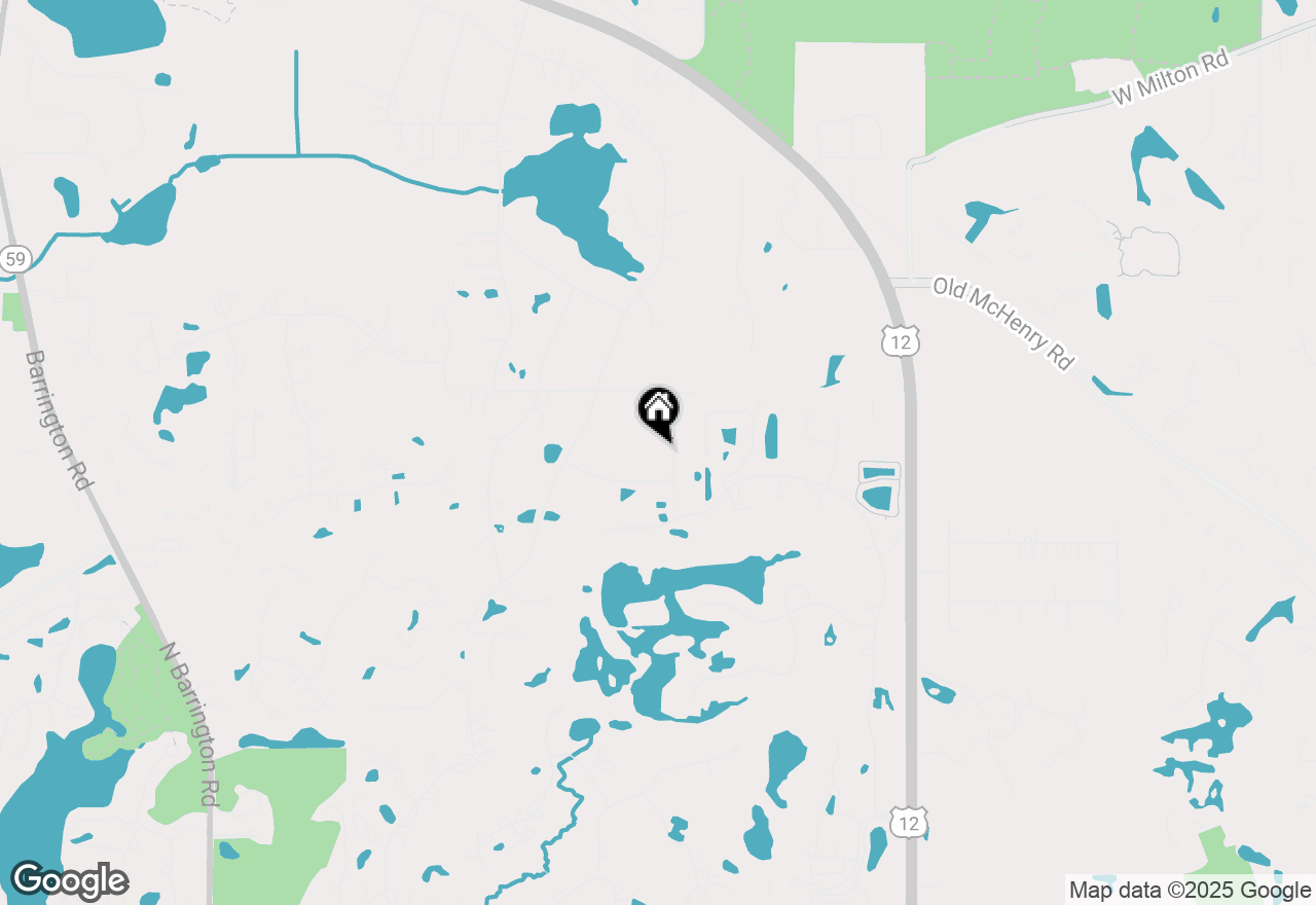 Map of 424 Greenwood Lane, Barrington, IL 60010