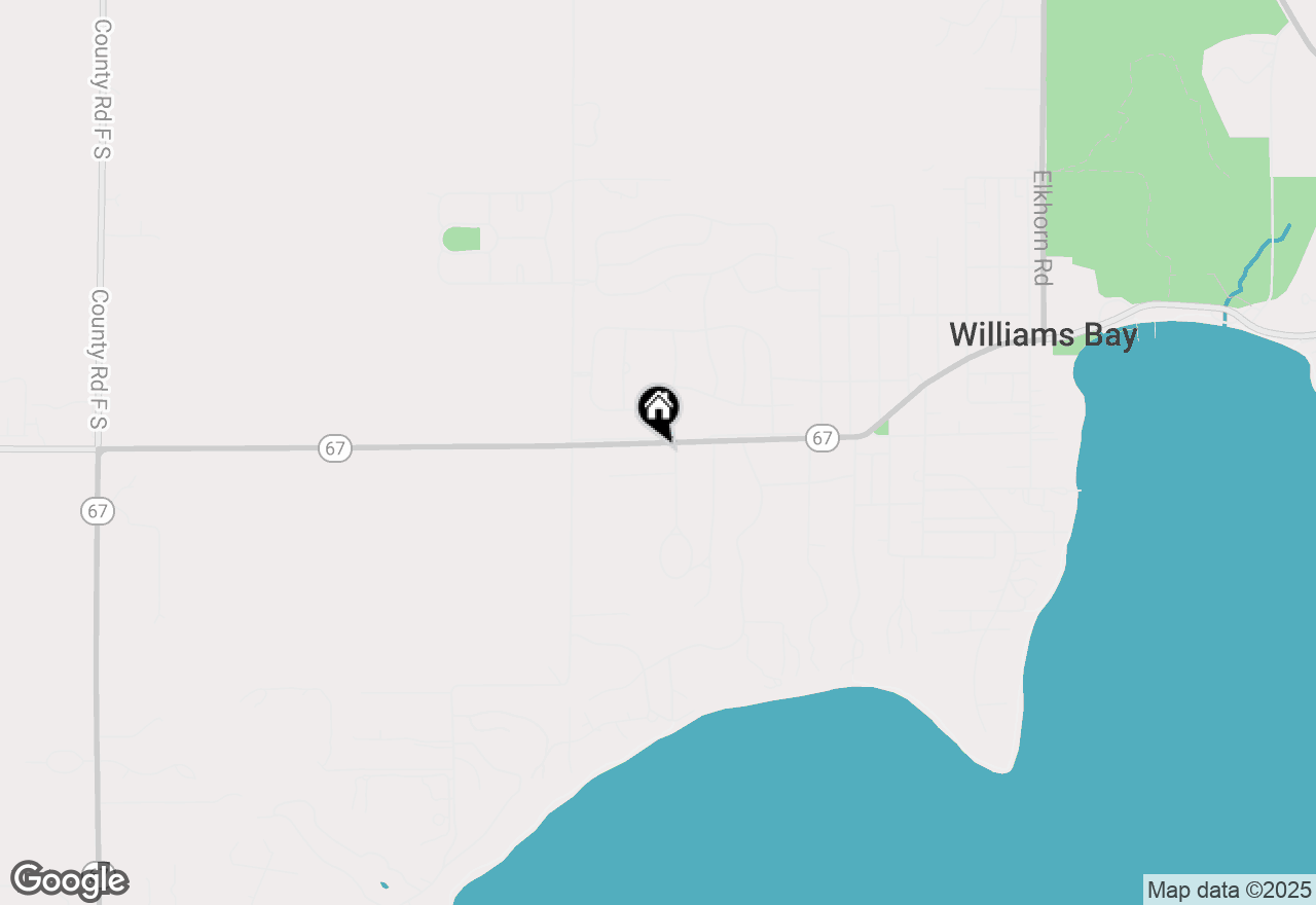 Map of 397 W Geneva St, Williams Bay, WI 53191
