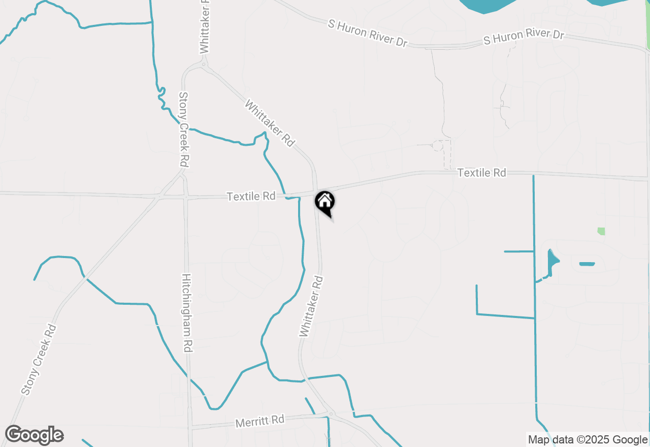 Map of 6135 Whittaker Road, Ypsilanti, MI 48197