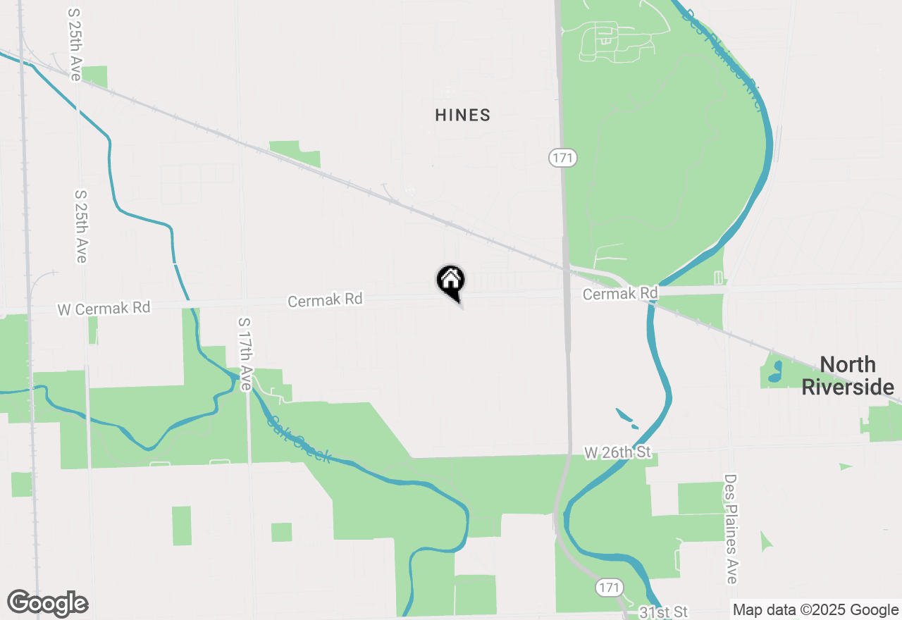 Map of 2223 S 7th Avenue, North Riverside, IL 60546