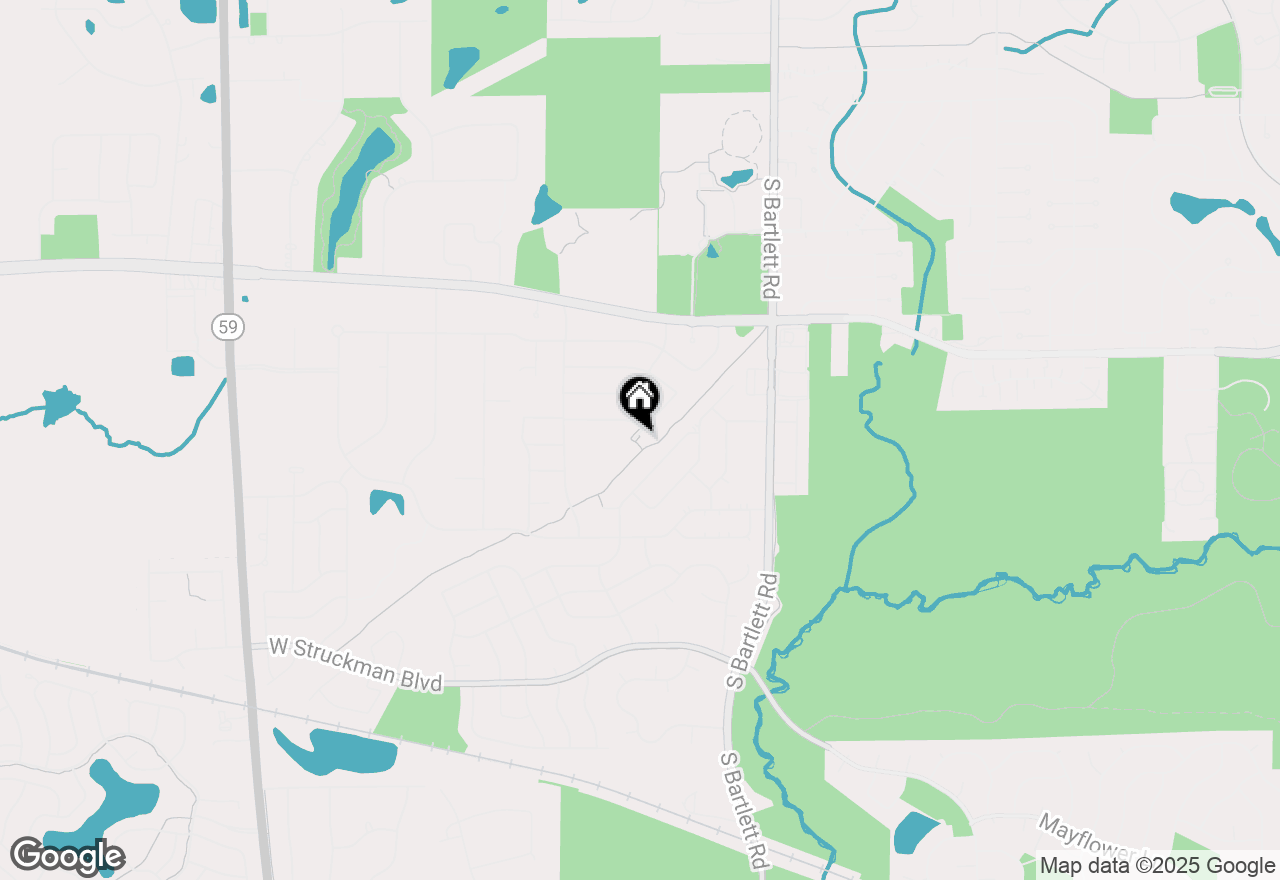 Map of 1003 Balsam Lane, Bartlett, IL 60103