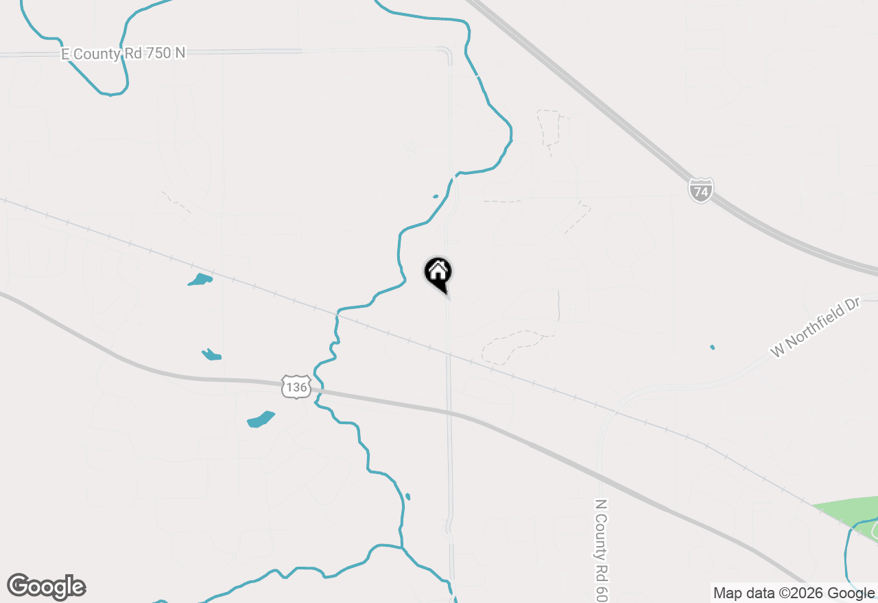 Map of 12 Oakmont Drive, Brownsburg, IN 46112