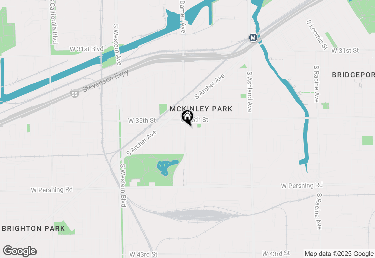 Map of 3535 S Damen Avenue, Chicago, IL 60609