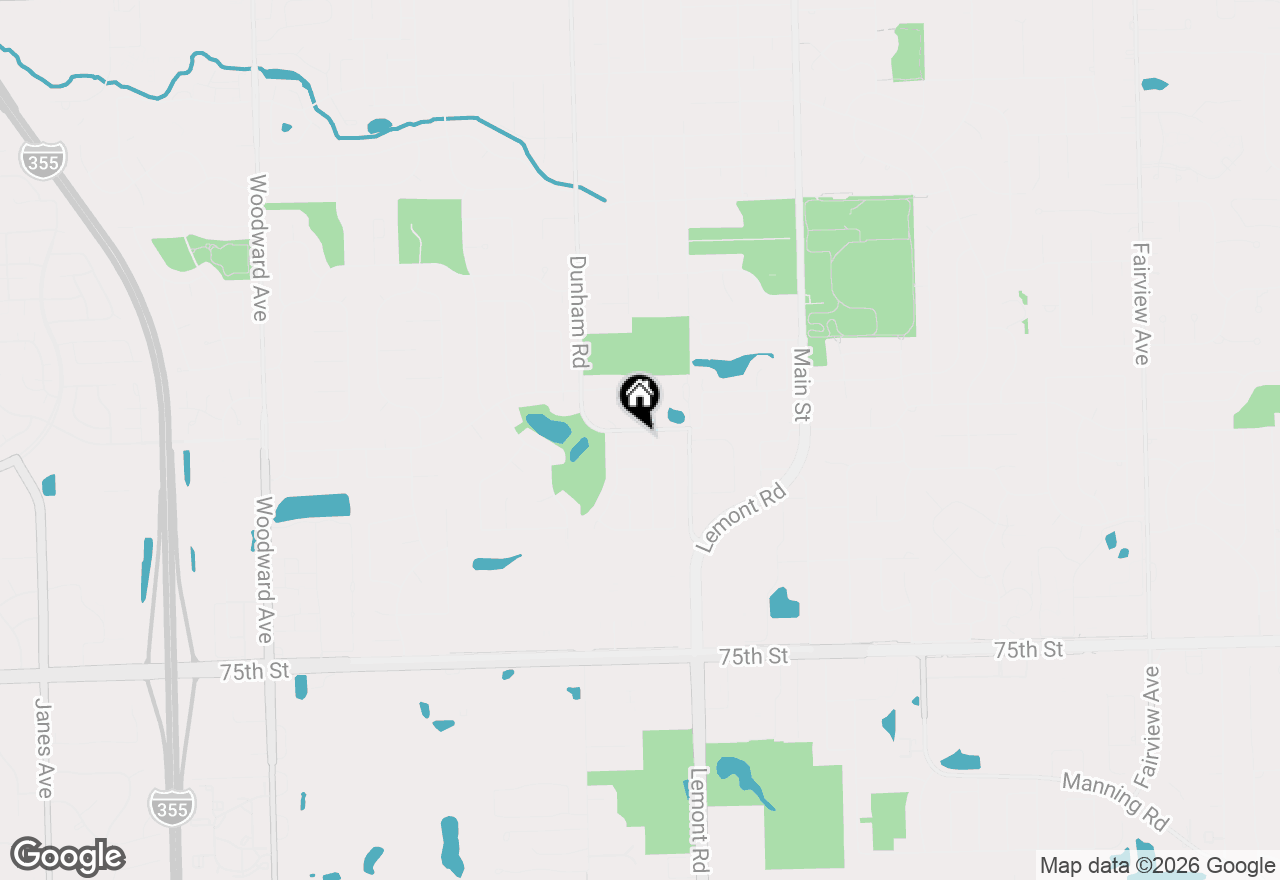 Map of 1304 Klein Avenue, Downers Grove, IL 60516