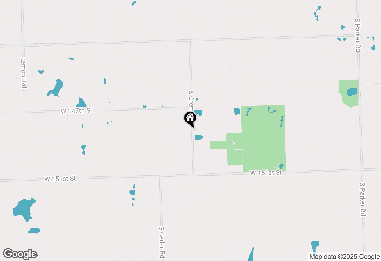 Map of 14608 W Stonehaven Lane, Homer Glen, IL 60491