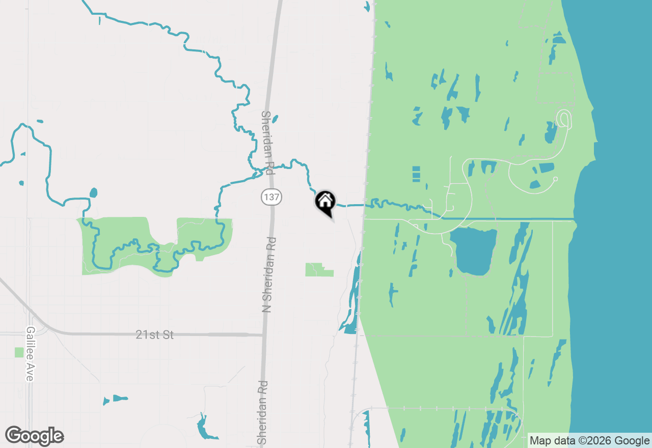 Map of 9725 W 17th Street, Zion, IL 60099