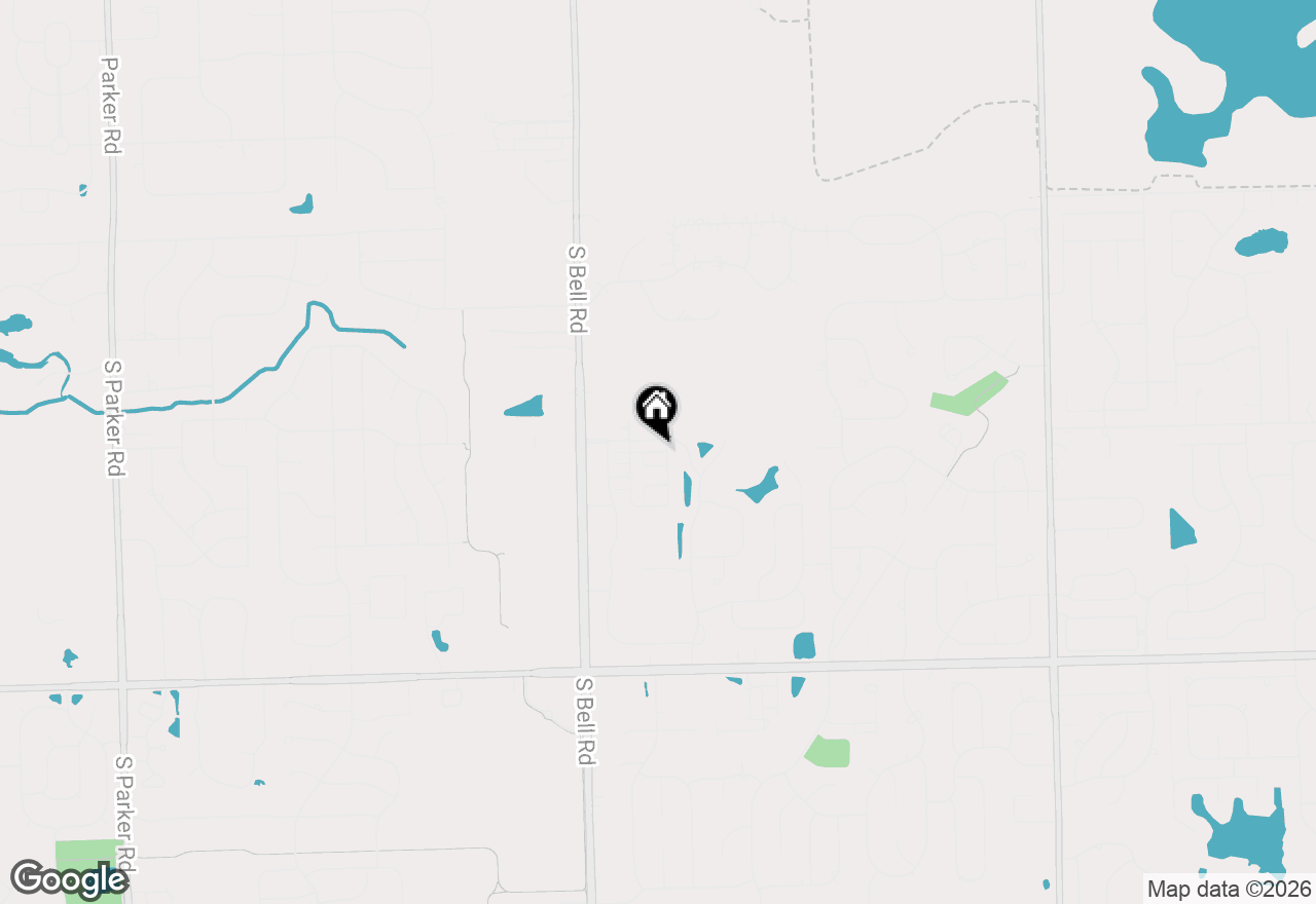 Map of 14050 S Belmont Drive, Homer Glen, IL 60491