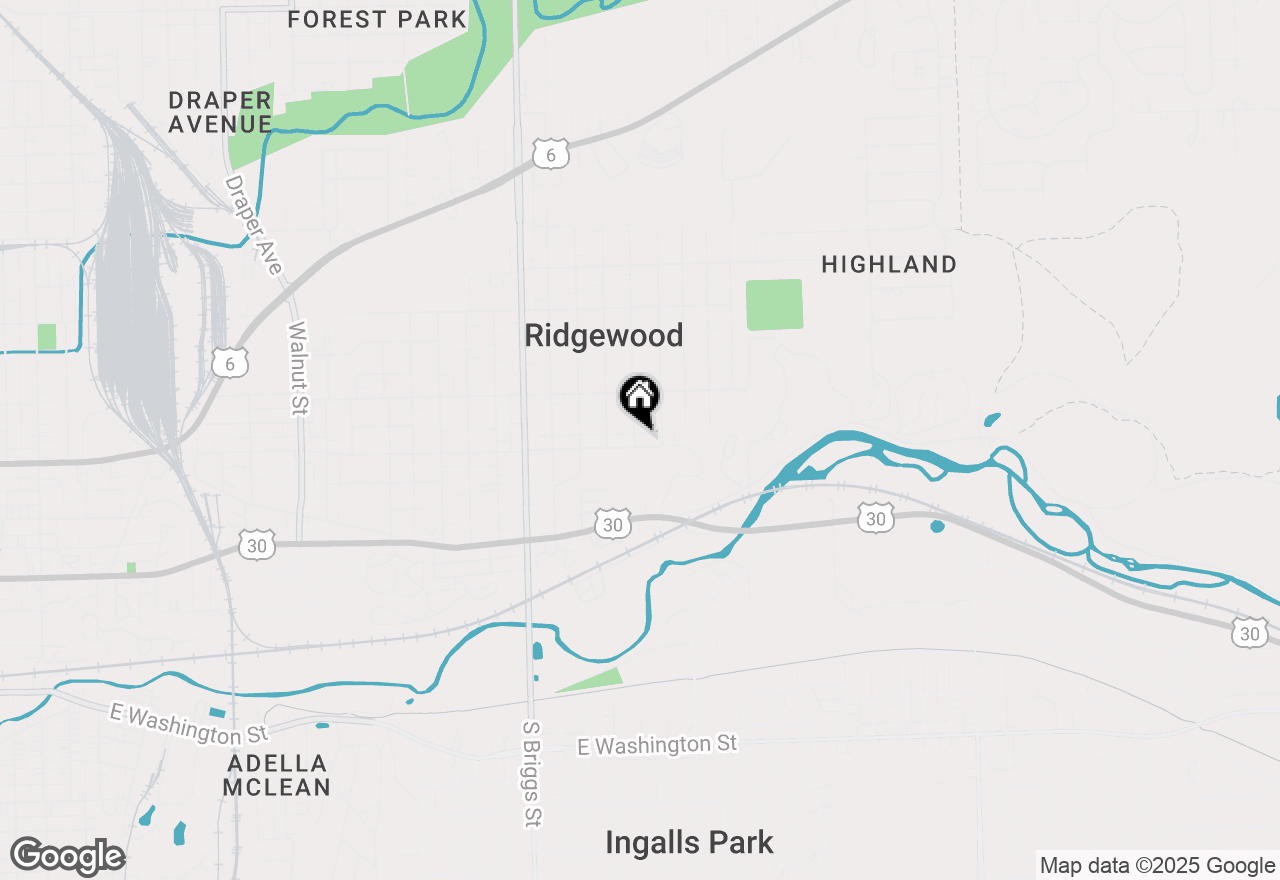 Map of 402 Miami Street, Joliet, IL 60432