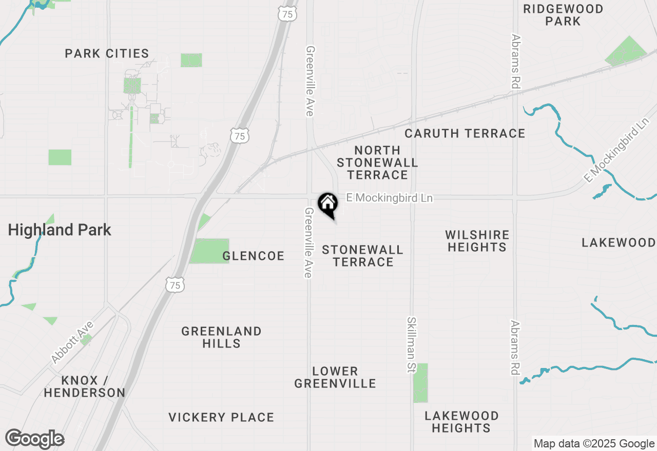 Map of 5730 Anita Street, Dallas, TX 75206