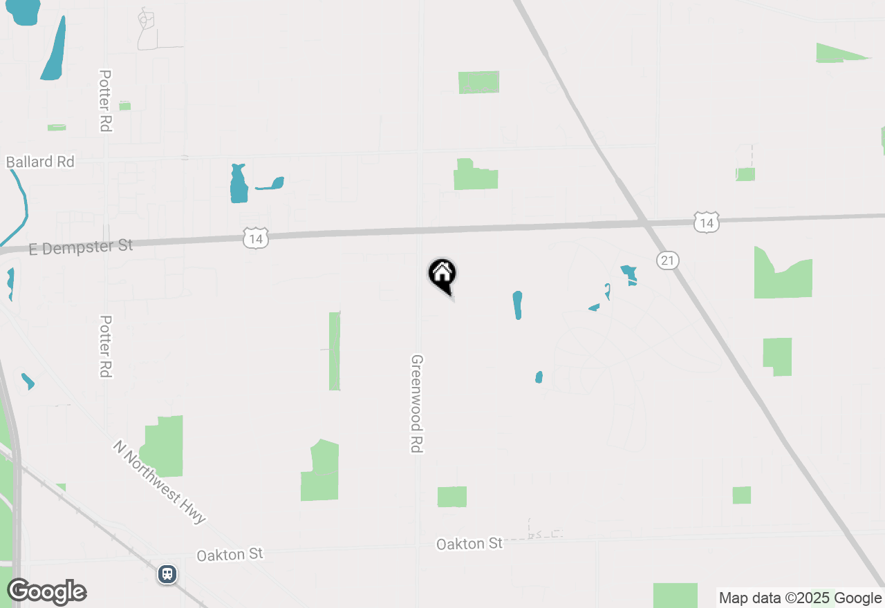 Map of 8527 W Roseview Drive, Niles, IL 60714