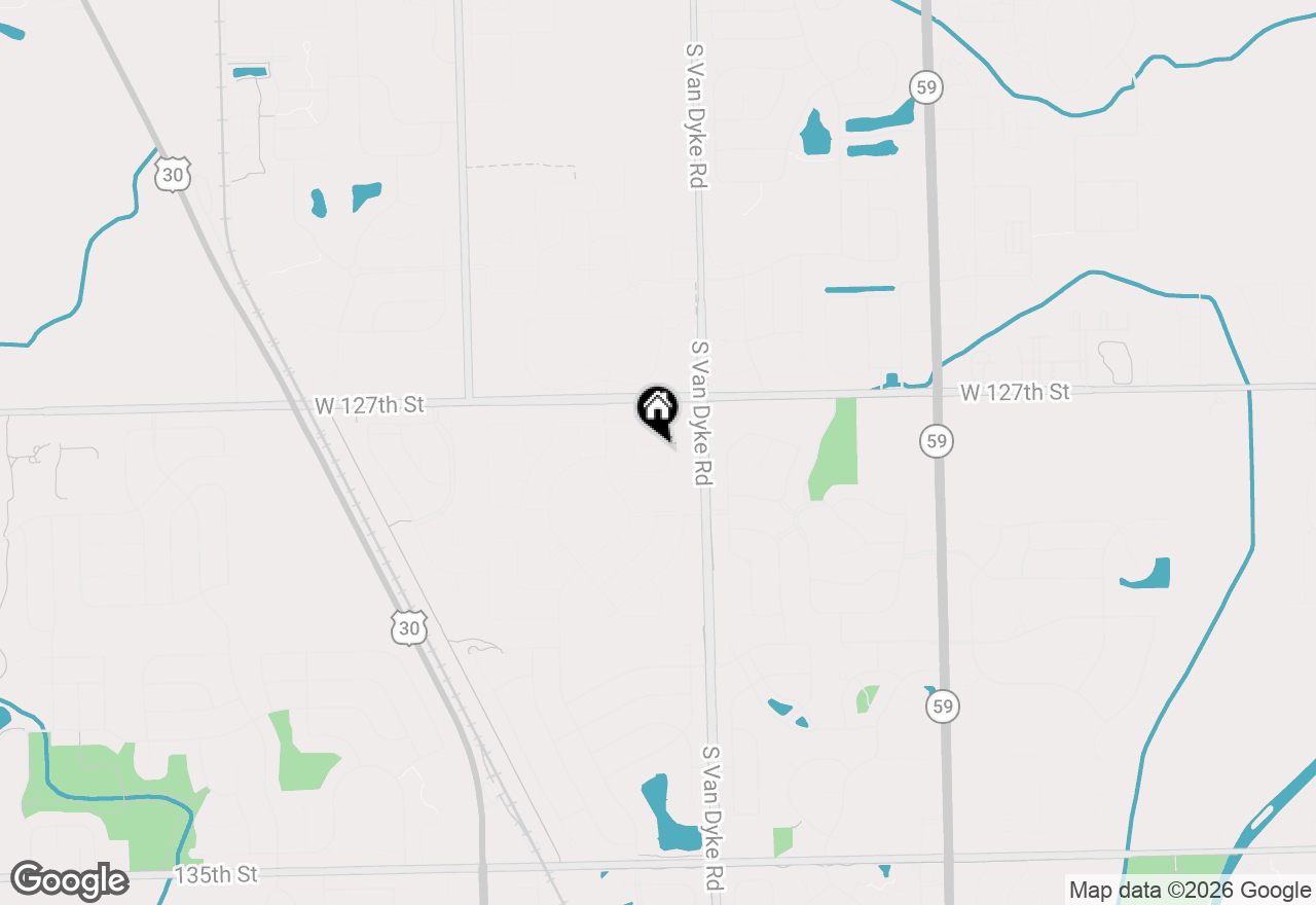 Map of 24453 W Kroll Drive, Plainfield, IL 60585