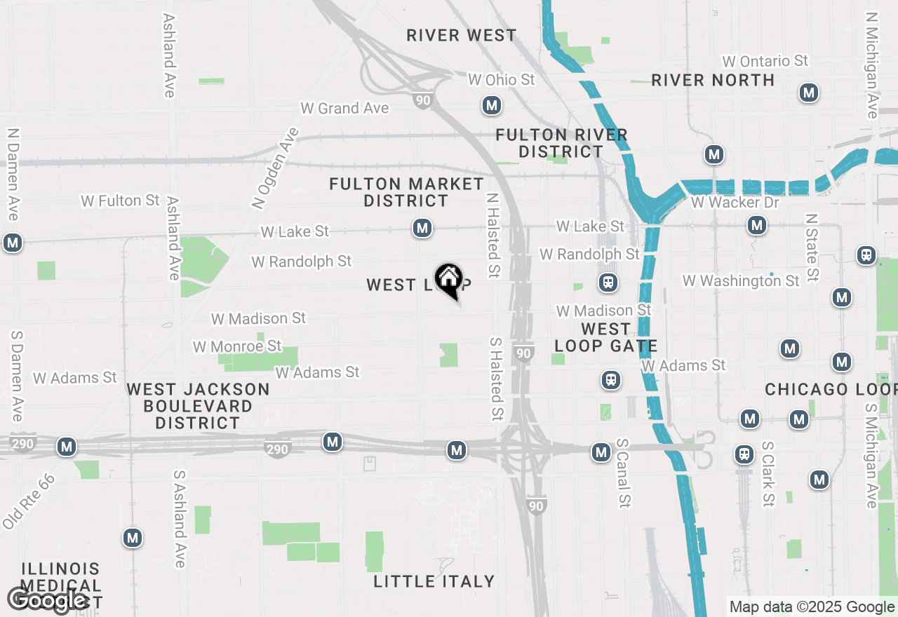 Map of 910 W Madison Street #603, Chicago, IL 60607