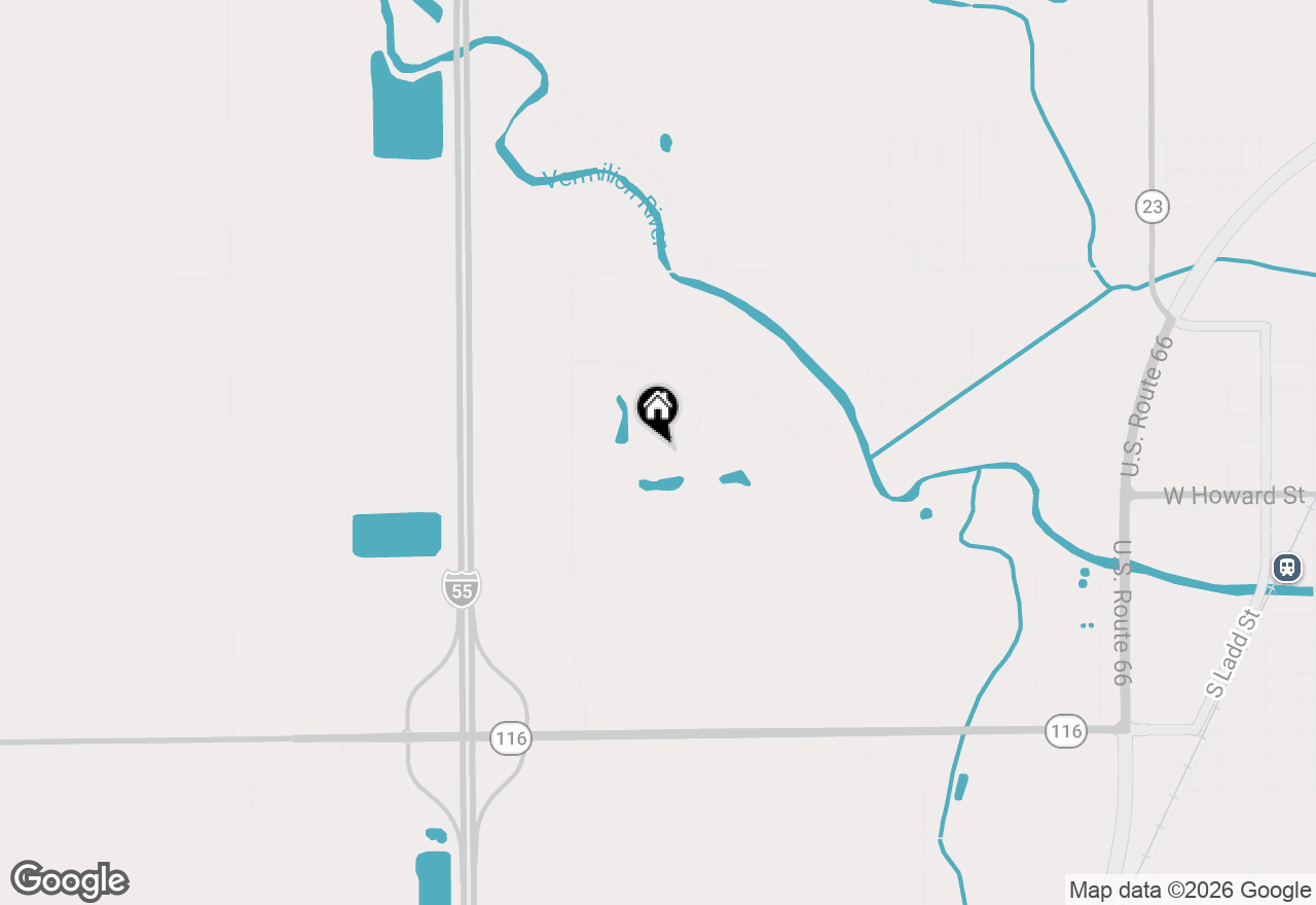 Map of 1816 Cardinal Court, Pontiac, IL 61764