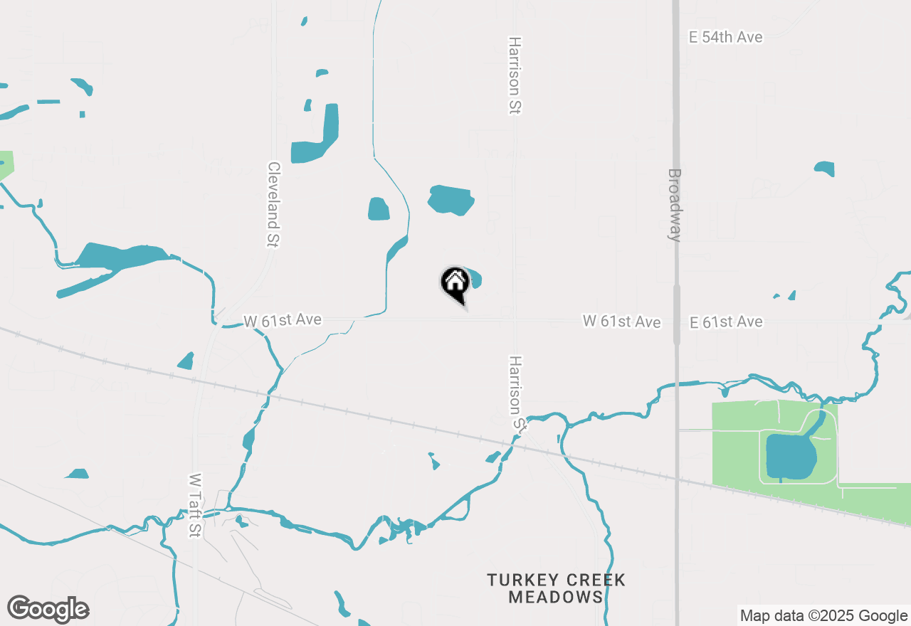 Map of 1106 W 61st Avenue, Merrillville, IN 46410