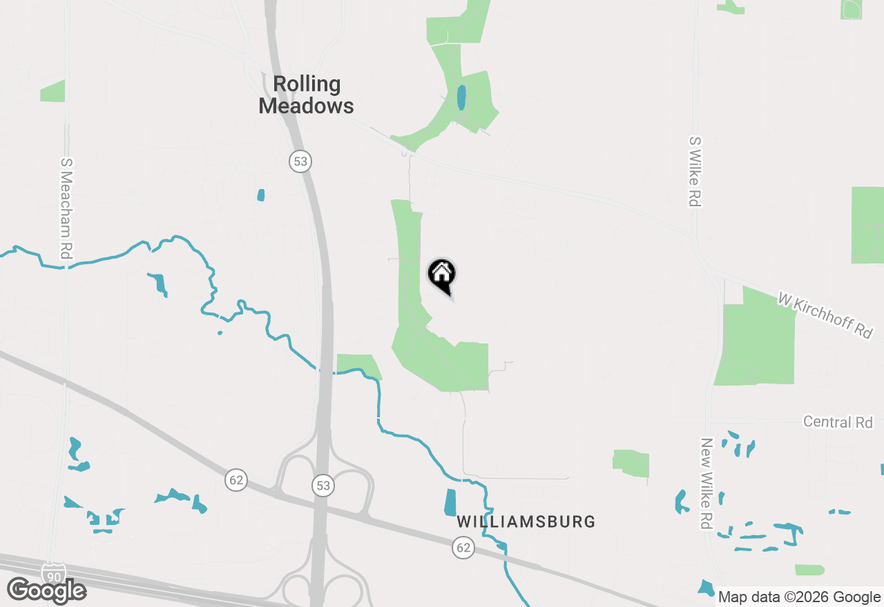 Map of 3610 Pheasant Drive, Rolling Meadows, IL 60008