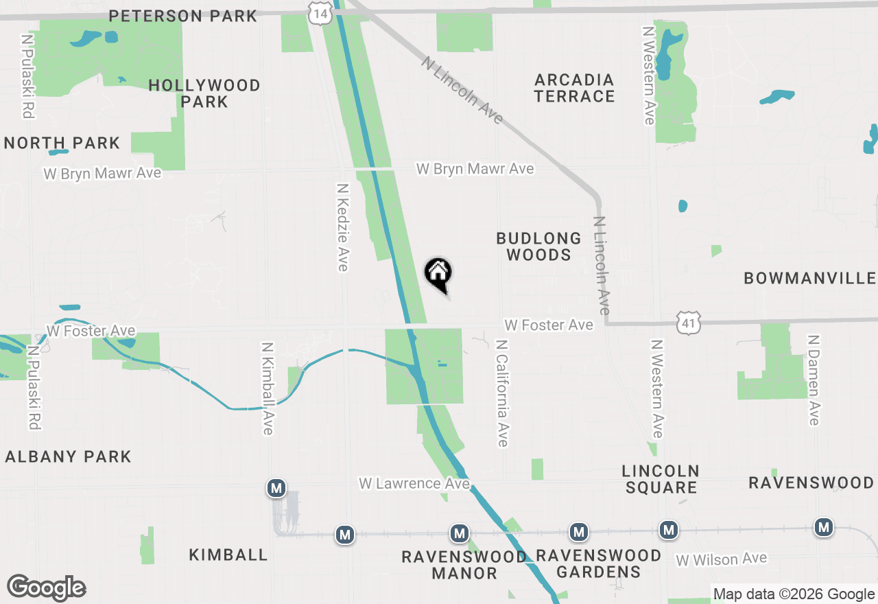 Map of 5239 N Virginia Avenue, Chicago, IL 60625