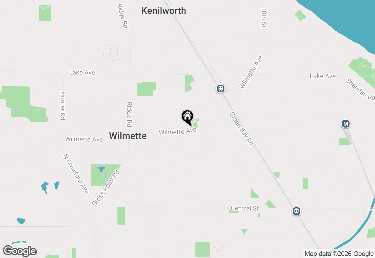 Map of 1462 Wilmette Avenue #2, Wilmette, IL 60091