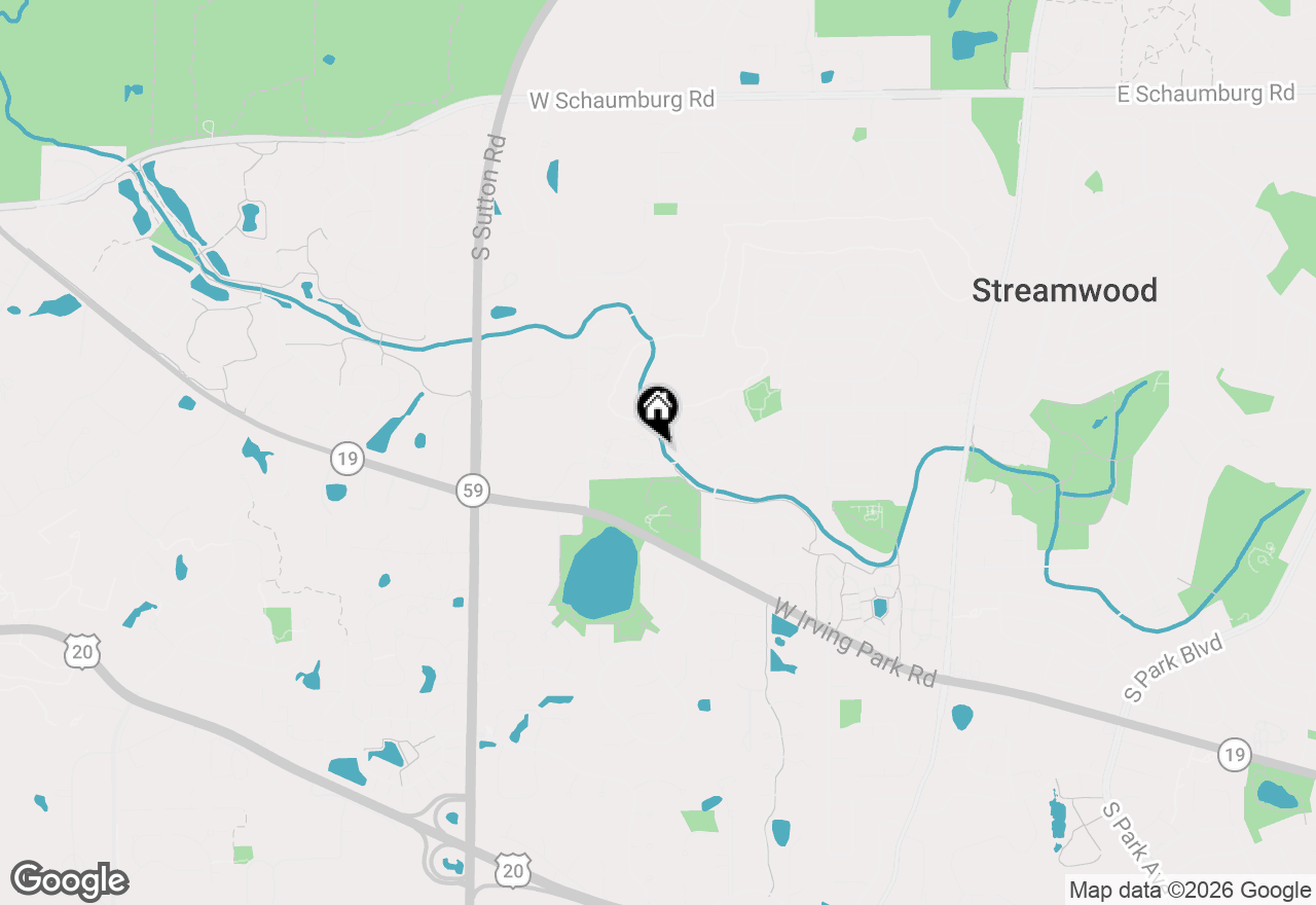 Map of 7 Adams Court #A, Streamwood, IL 60107
