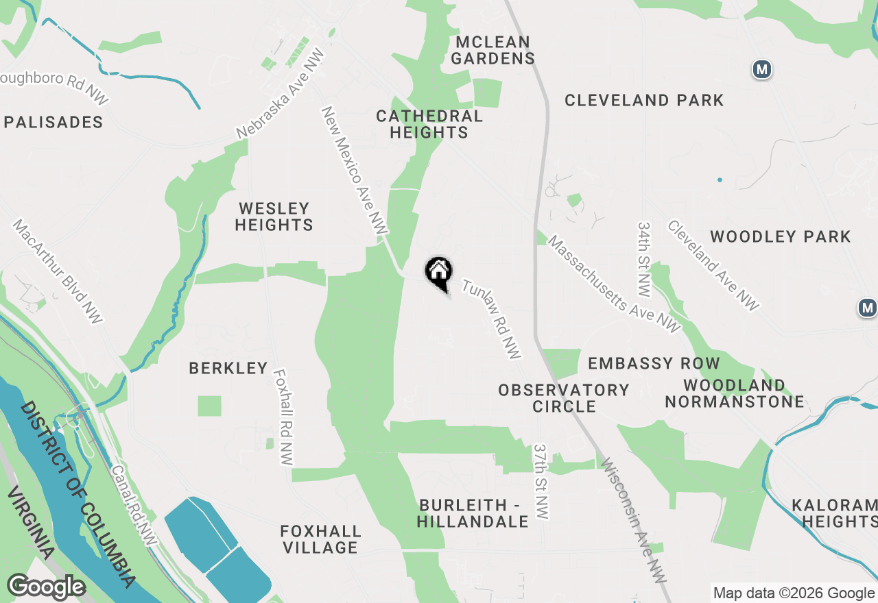 Map of 4012 Nw Edmunds Street #6 (PENTHOUSE), Washington, DC 20007