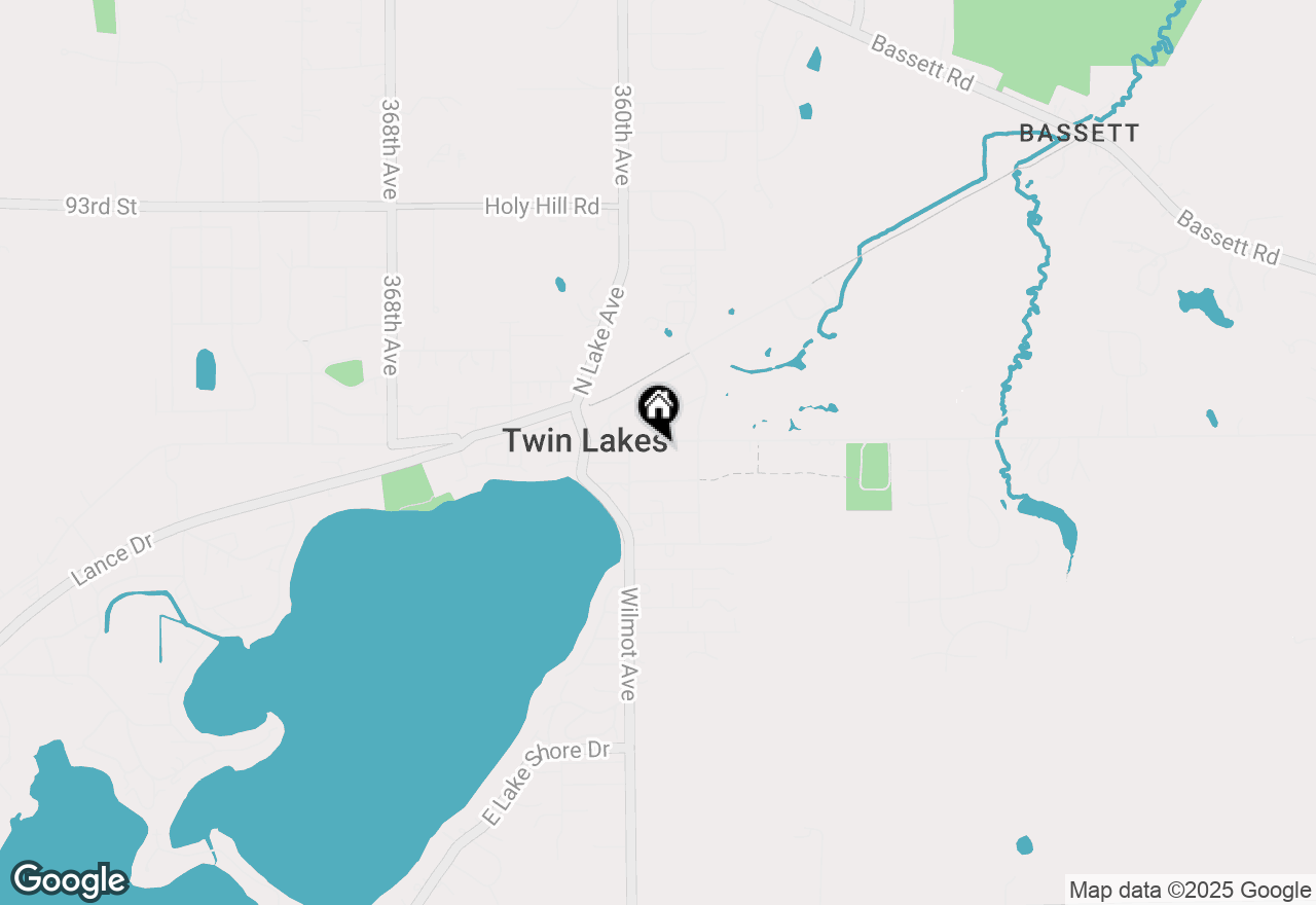 Map of 629 Legion Dr, Twin Lakes, WI 53181