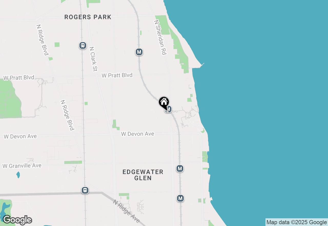 Map of 1222 W Arthur #1, Chicago, IL 60626