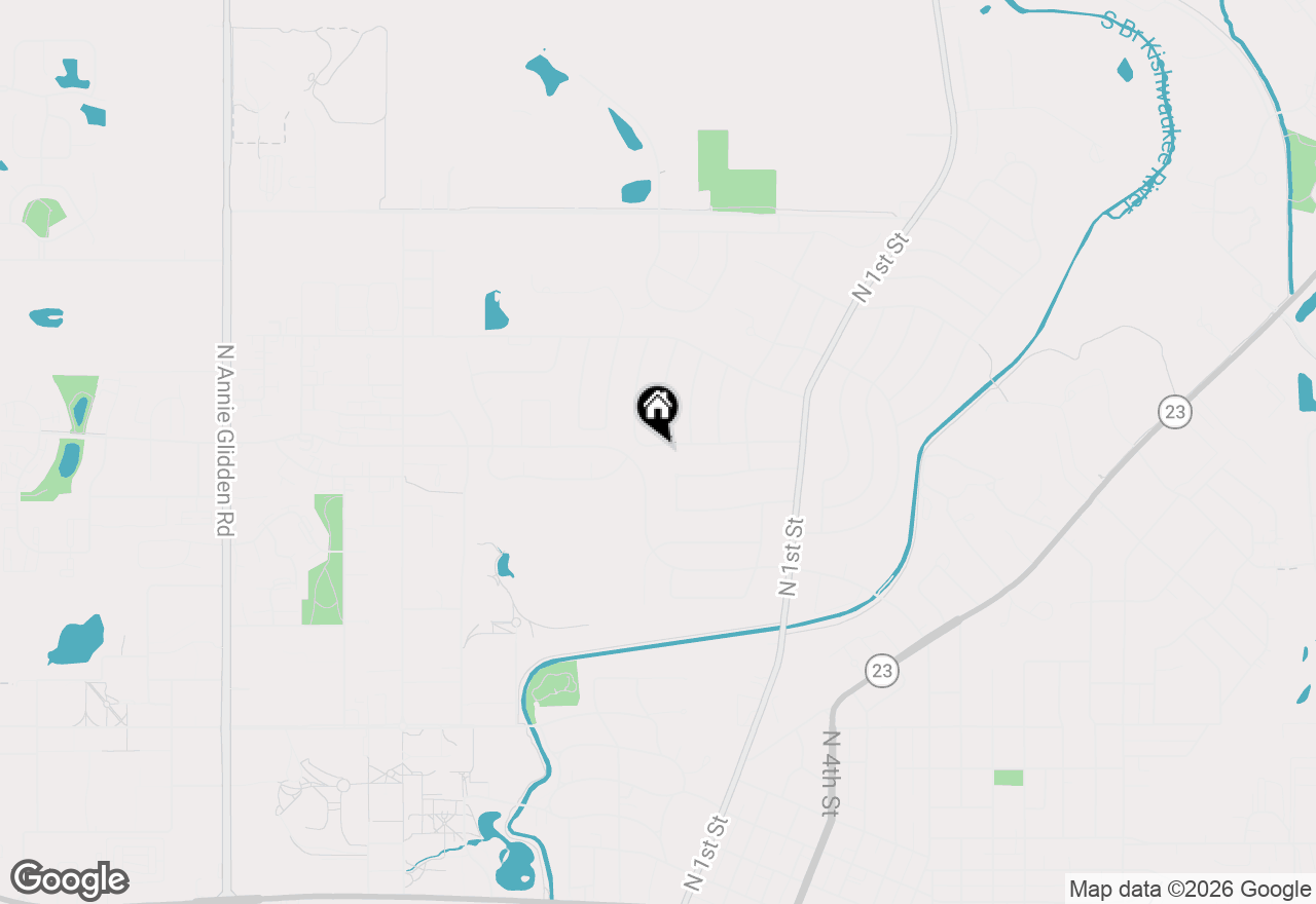 Map of 318 Laurel Lane, Dekalb, IL 60115