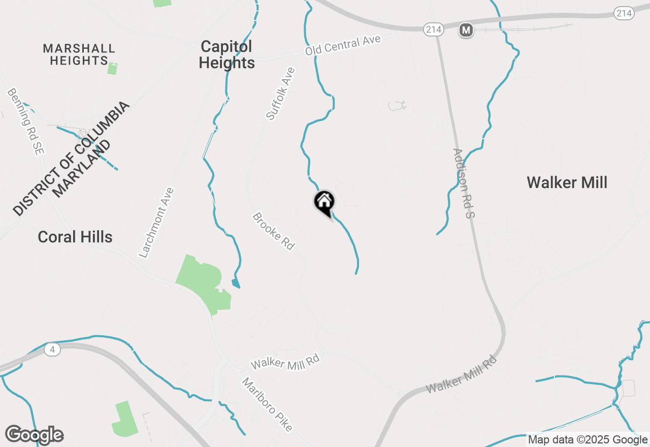 Map of 5703 Oakford Road, Capitol Heights, MD 20743
