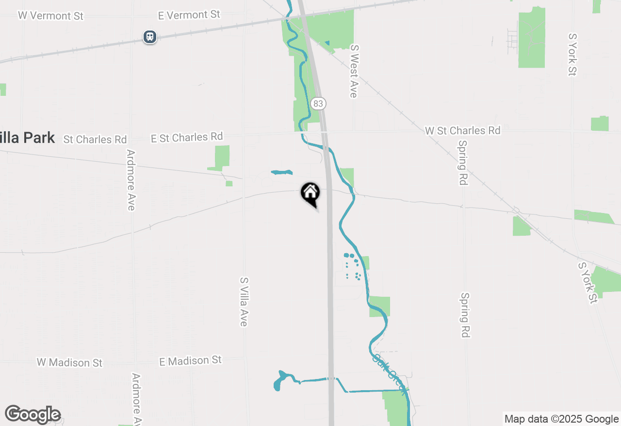 Map of 228 S Riverside Drive, Villa Park, IL 60181