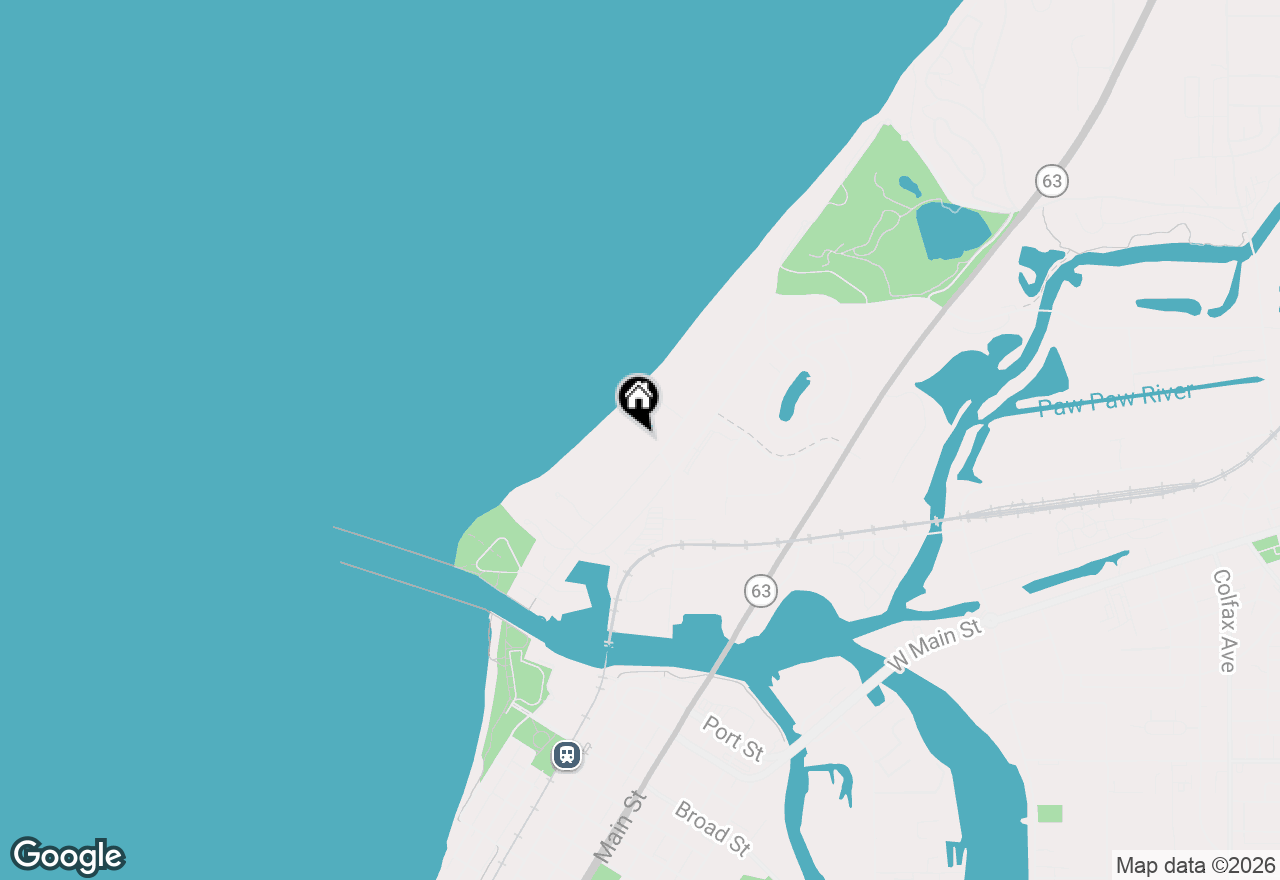 Map of 360 Ridgeway Street, St. Joseph, MI 49085