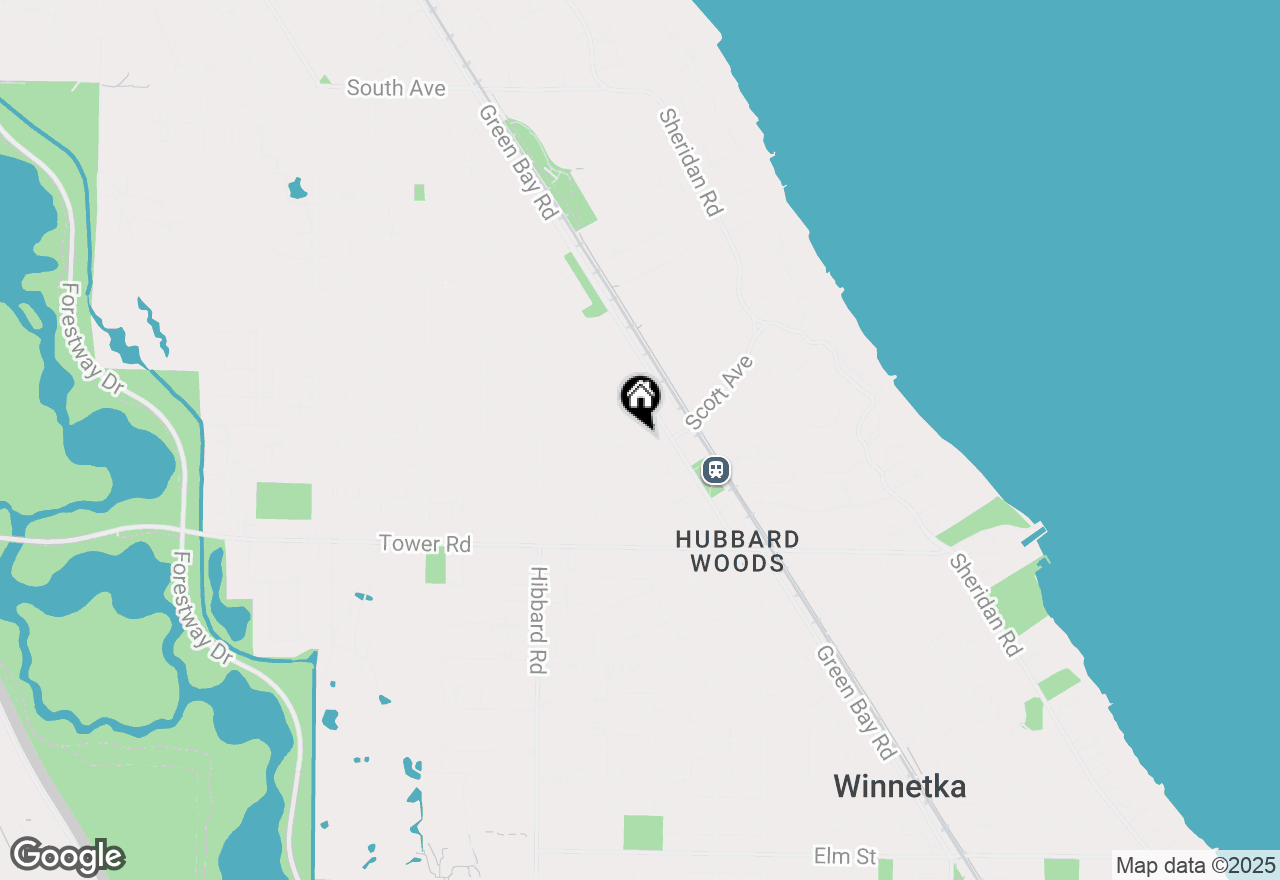 Map of 1149 Scott Avenue, Winnetka, IL 60093