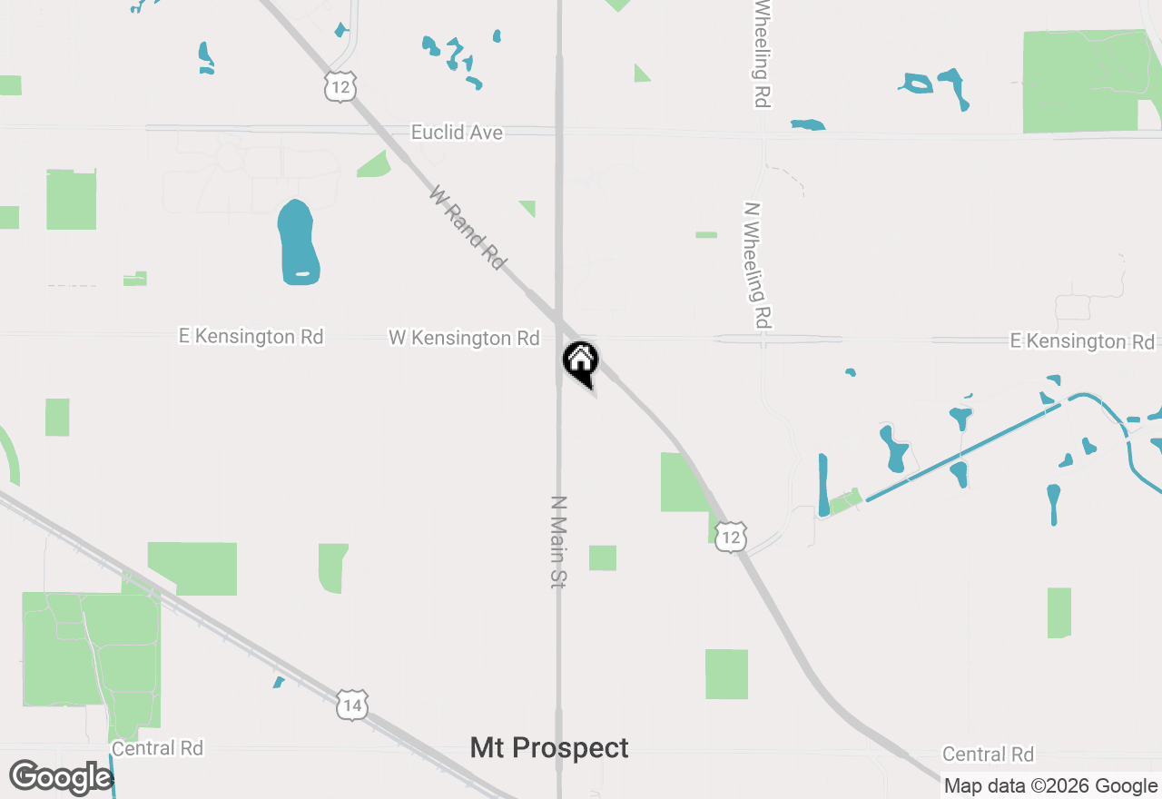 Map of 6 E Judith Ann Drive, Mount Prospect, IL 60056