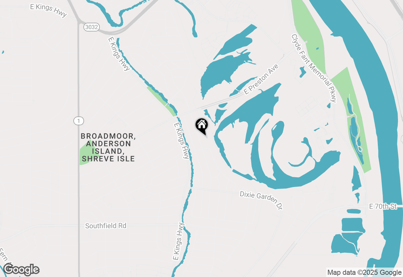 Map of 1601 Captain Shreve Drive, Shreveport, LA 71105
