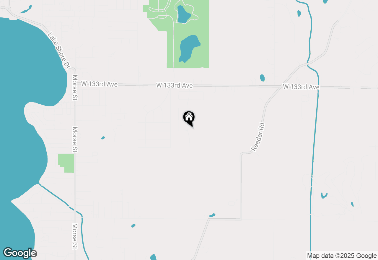 Map of 13417 Lakeside Boulevard, Cedar Lake, IN 46303