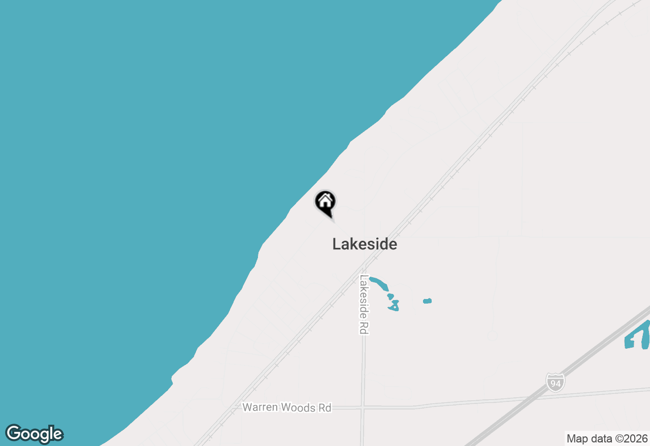 Map of 14847 Lakeshore Road, Lakeside, MI 49116
