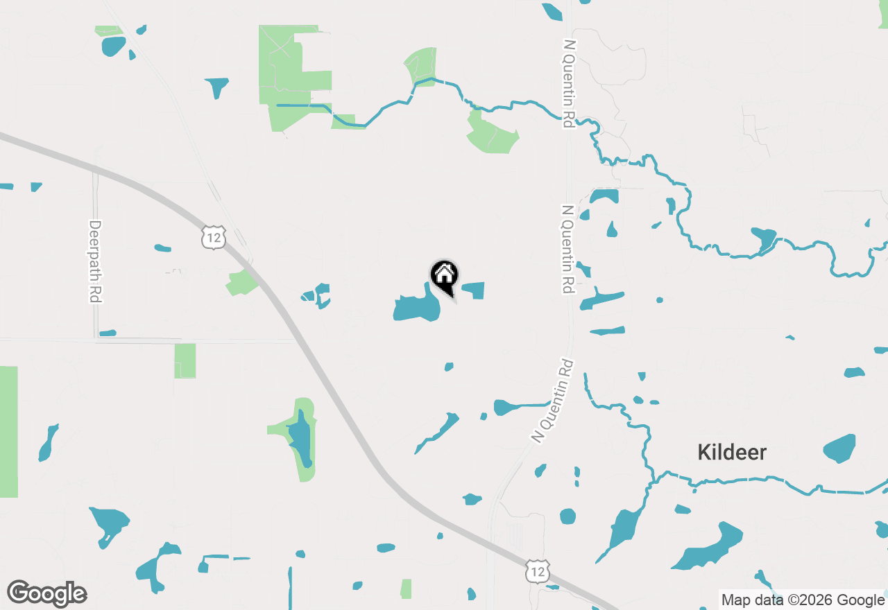 Map of 21606 N Stoneybrook Court, Kildeer, IL 60047
