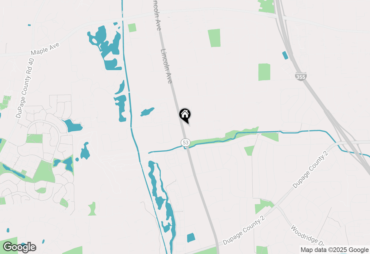 Map of 3437 Summerhill Drive, Woodridge, IL 60517