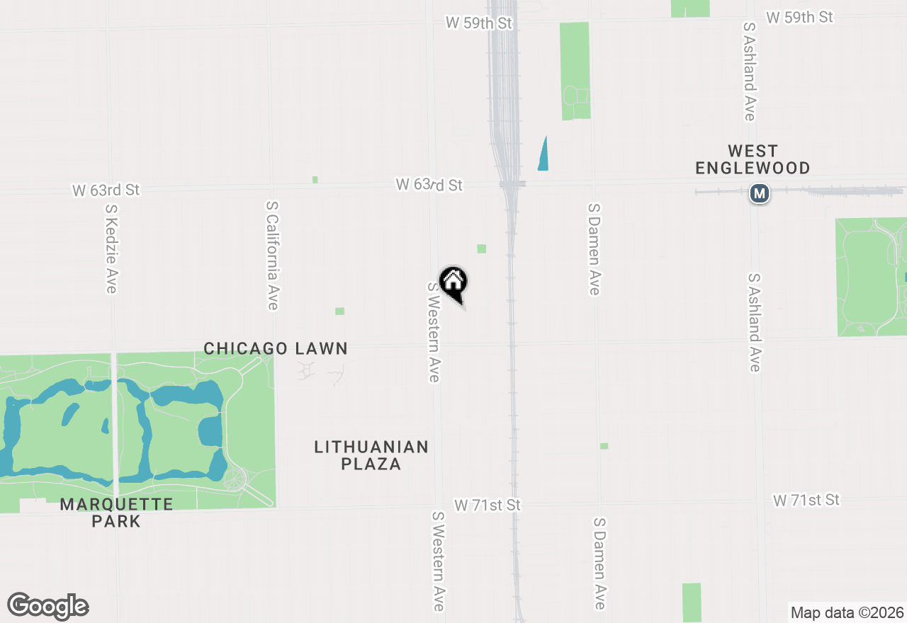 Map of 6608 S Claremont Avenue, Chicago, IL 60636