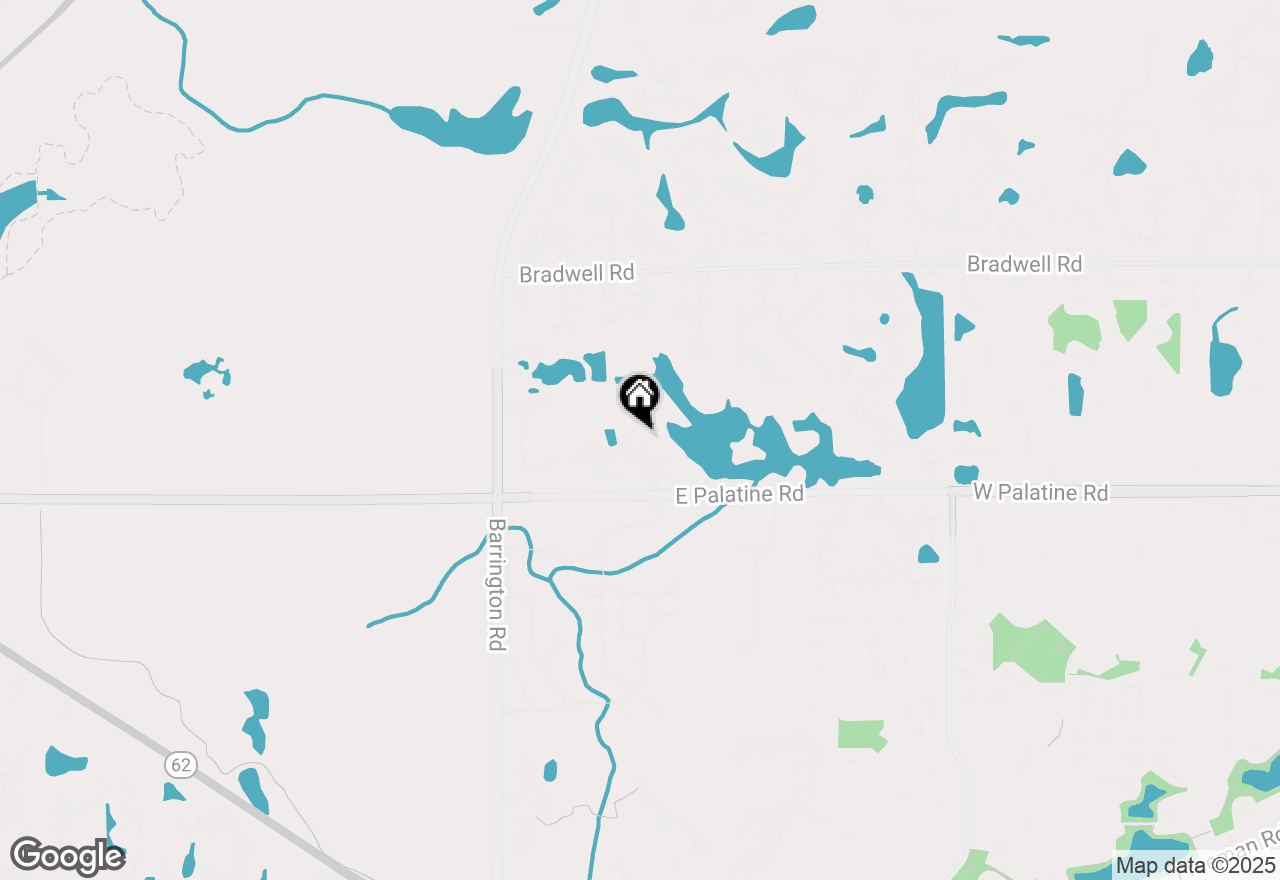 Map of 55 New Abbey Drive, Inverness, IL 60010