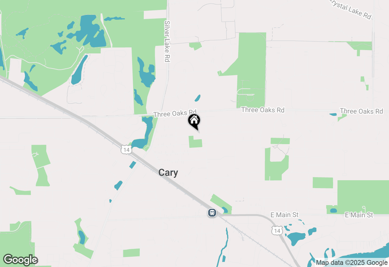 Map of 340 W Margaret Terrace, Cary, IL 60013