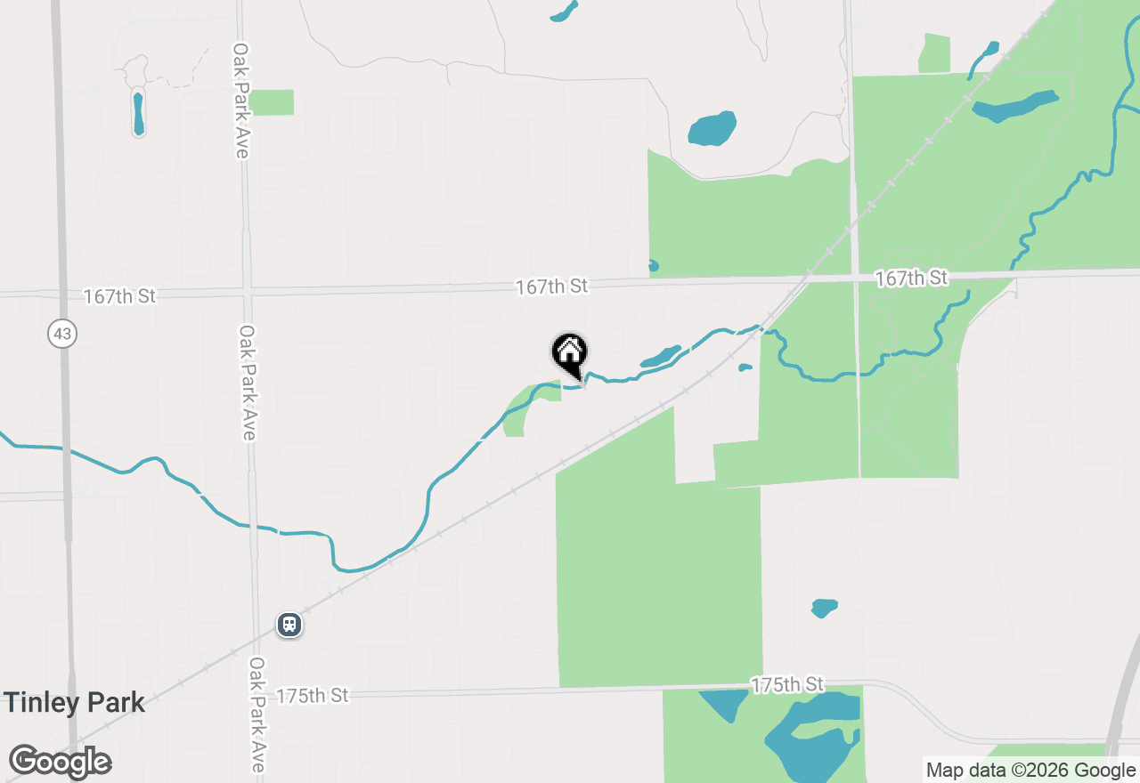 Map of 16921 Gaynelle Road, Tinley Park, IL 60477