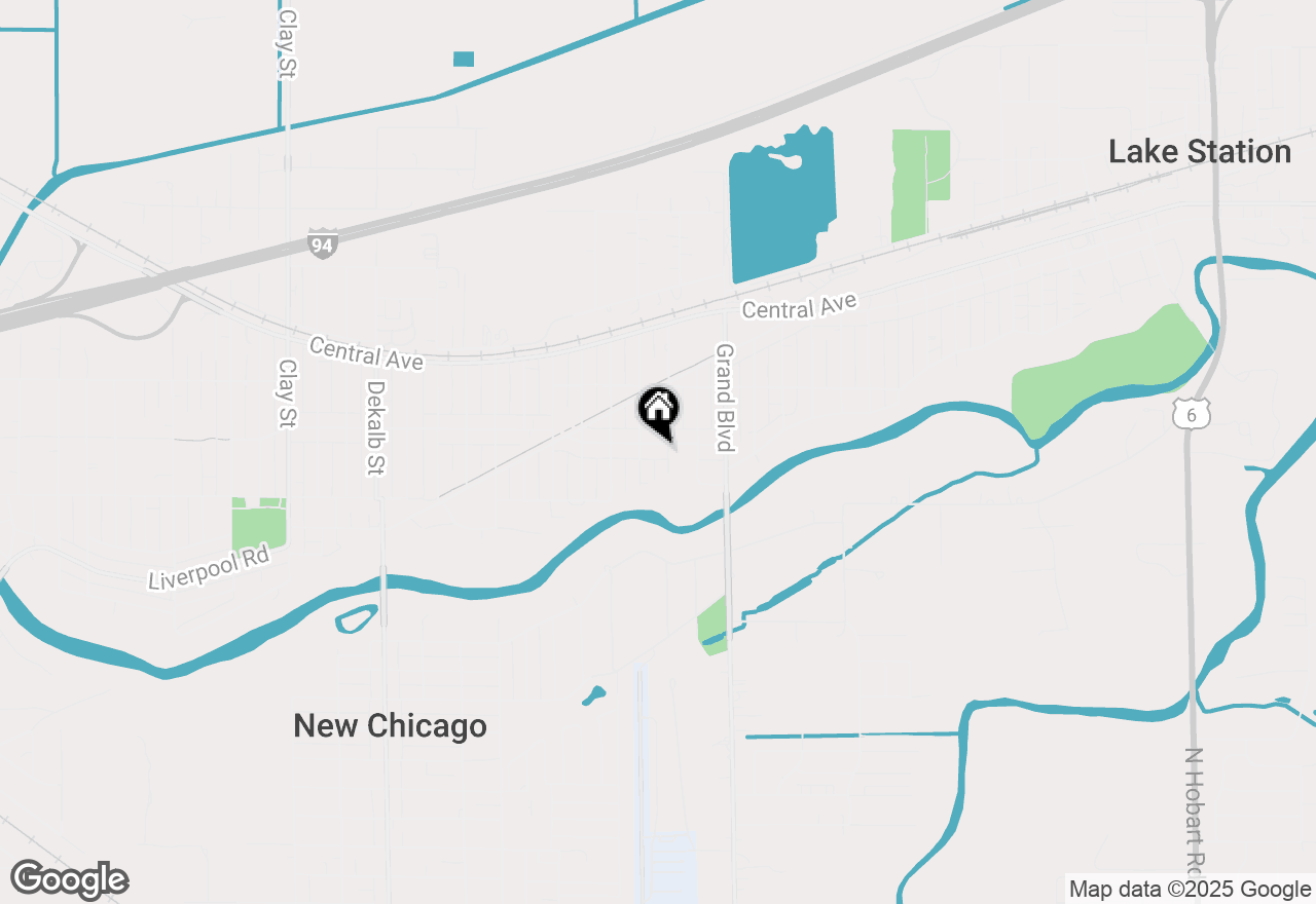 Map of 1631 E 28th Avenue, Lake Station, IN 46405