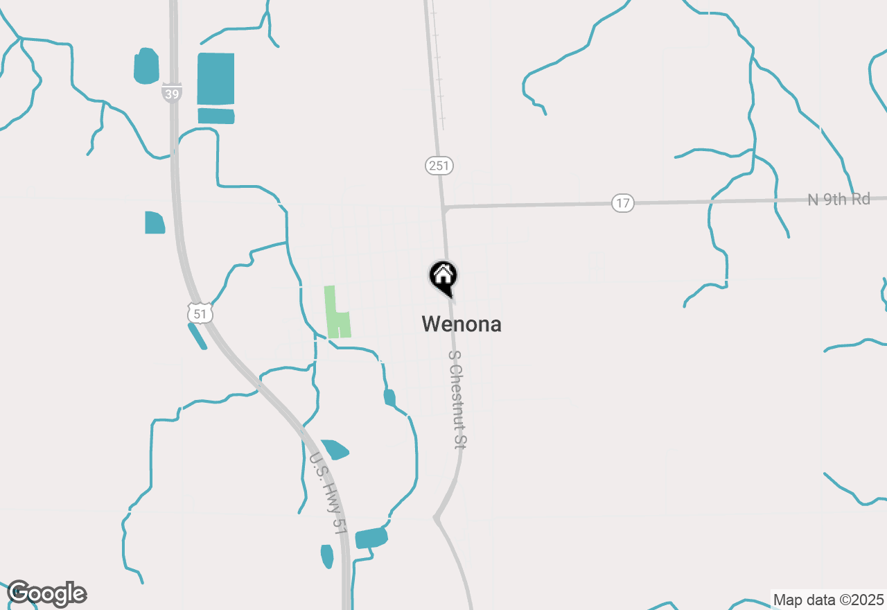 Map of 757 E 11th Road, Wenona, IL 61377