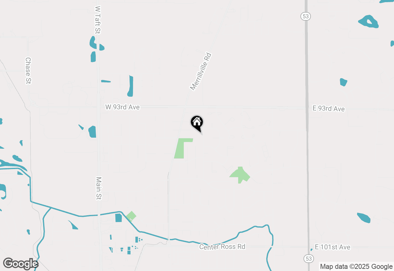 Map of 1424 W 94th Place, Crown Point, IN 46307