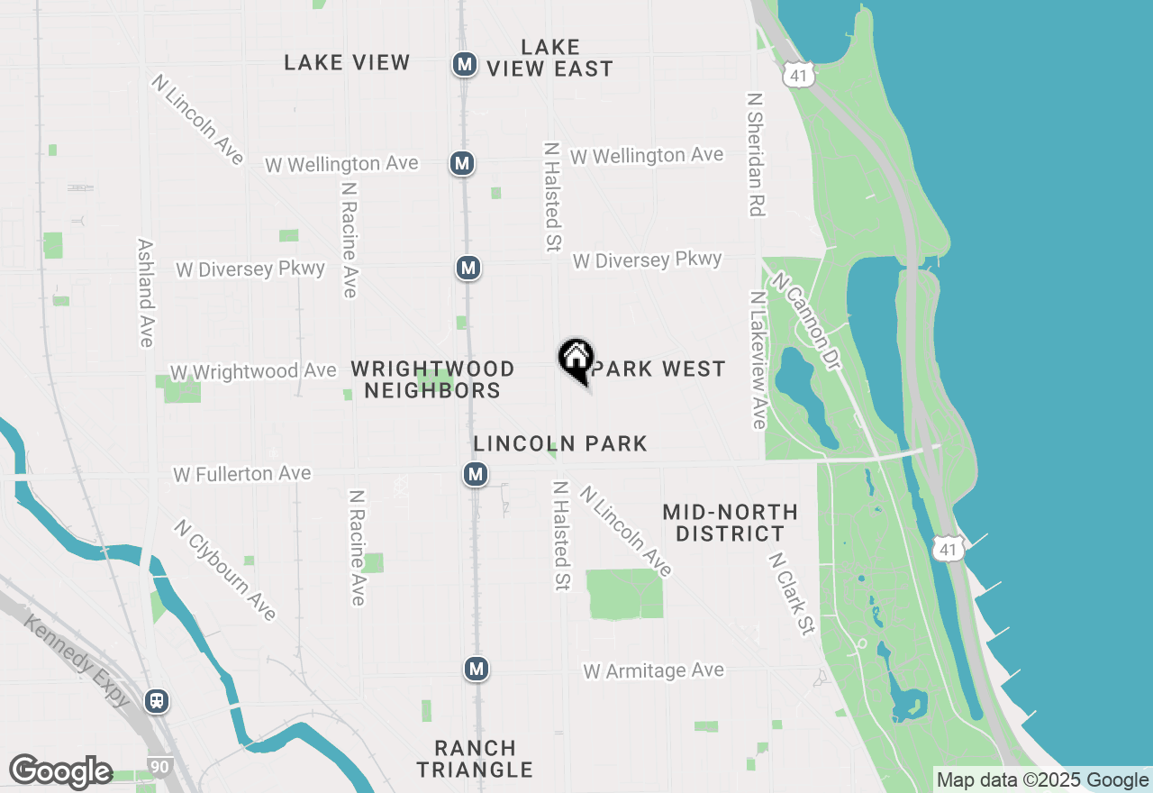 Map of 2520 N Burling #2, Chicago, IL 60614