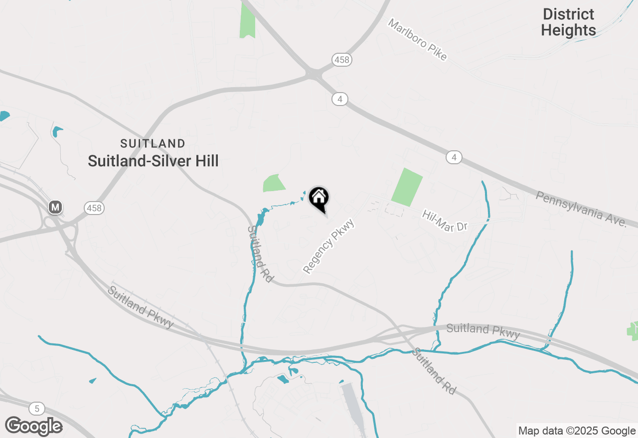 Map of 5609 Regency Lane, District Heights, MD 20747