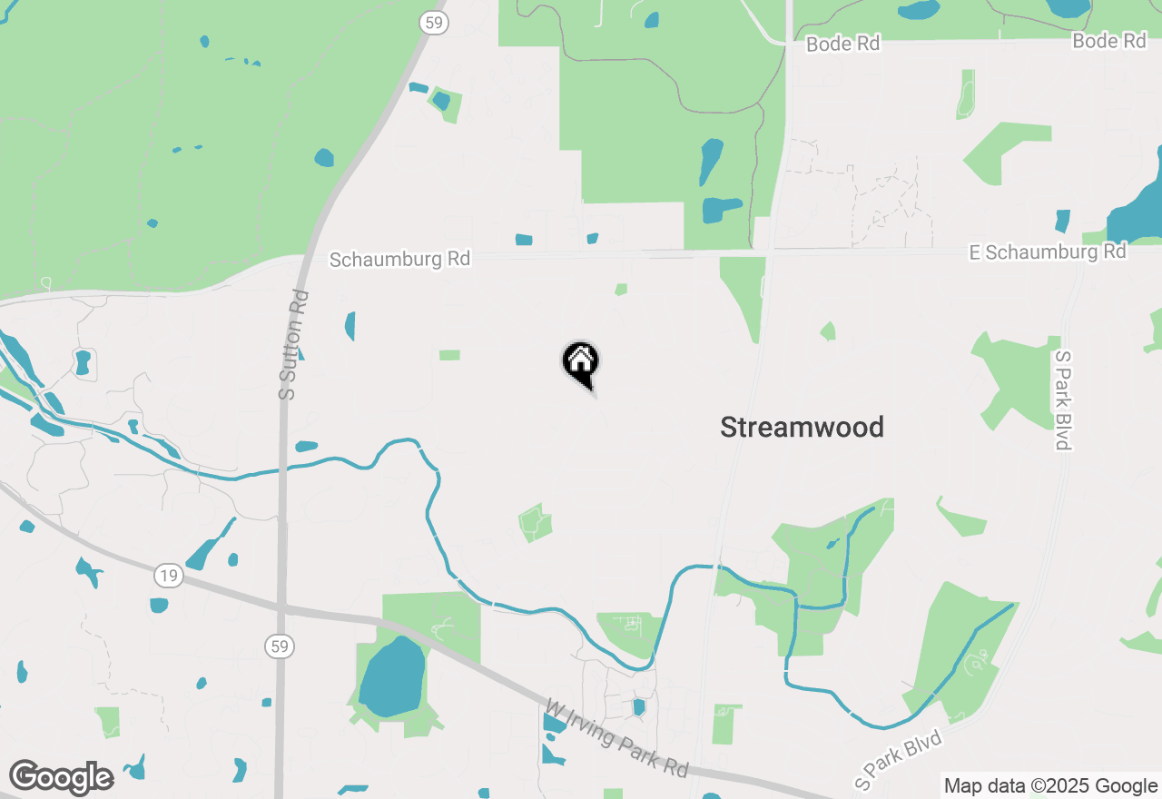 Map of 14 Mckinley Lane, Streamwood, IL 60107