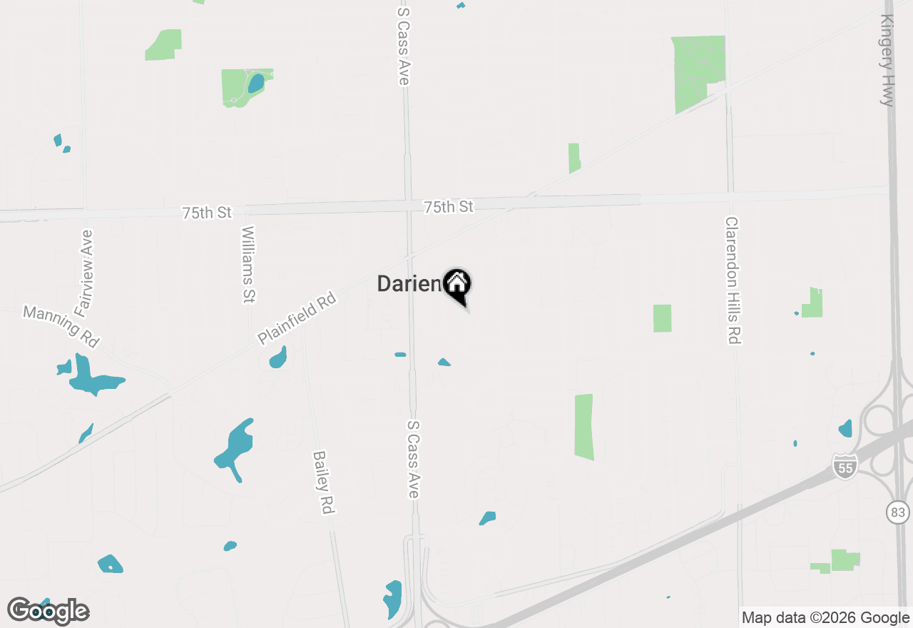 Map of 7730 Brookhaven Avenue, Darien, IL 60561