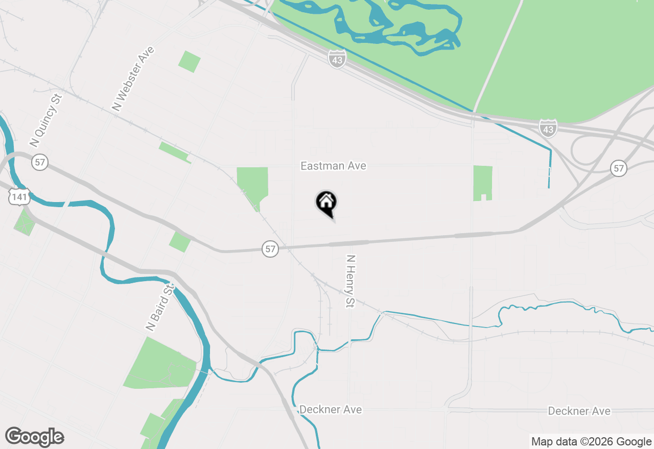 Map of 1707 Preble Ave, Green Bay, WI 54302