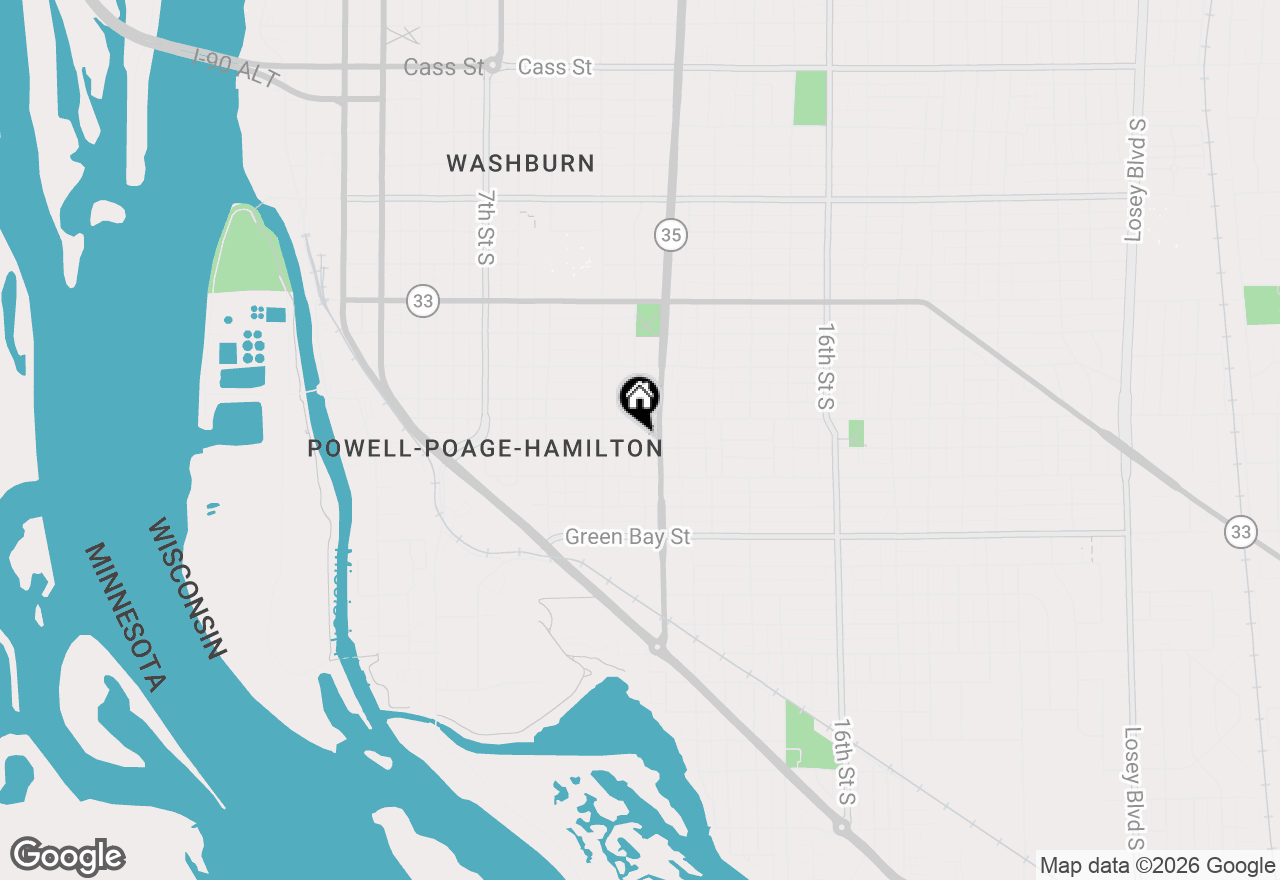 Map of 1135-1137 Tyler St, La Crosse, WI 54601